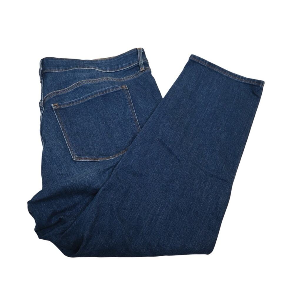 Old Navy Women's 20 Mid Rise Power Slim Straight Jean - Picture 3 of 10